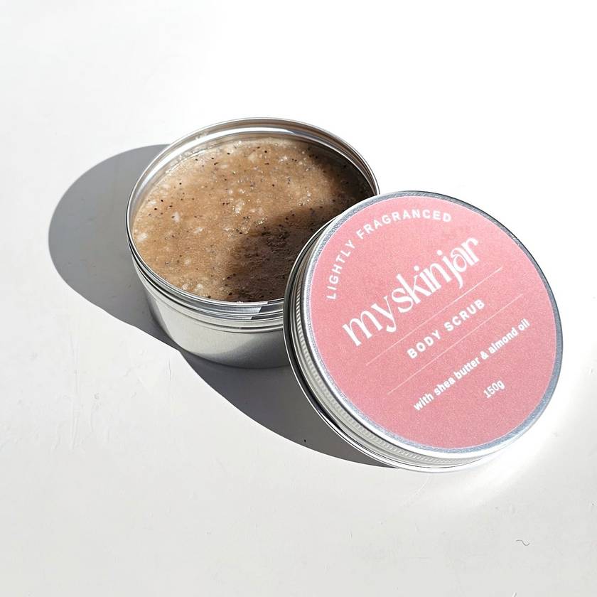 Exfoliating Sugar Body Scrub with Shea Butter & Almond Oil (150g)